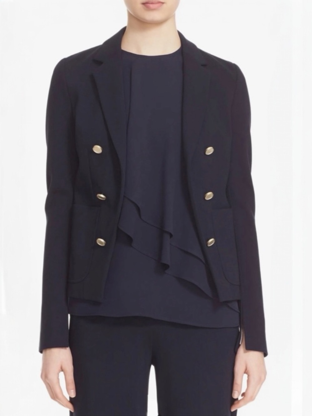 THEORY • Jonita K Ponte Blazer in Navy